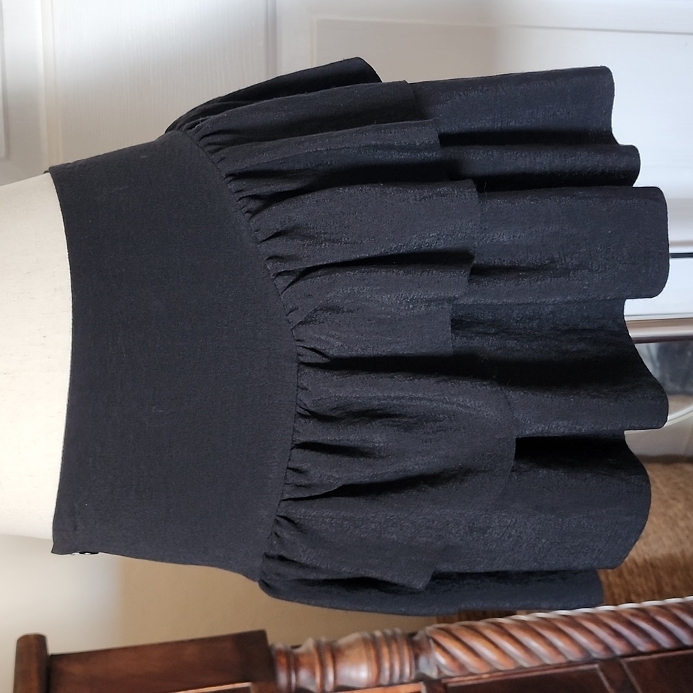 NWOT MAJE Textured Tiered Mini Skirt